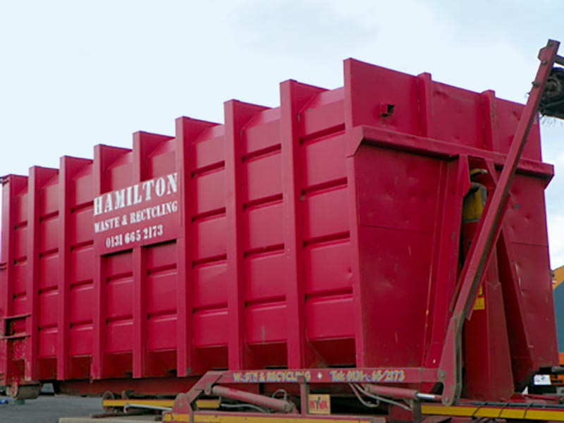 hamilton-waste-40-cubic-yard-skip-on-vehicle
